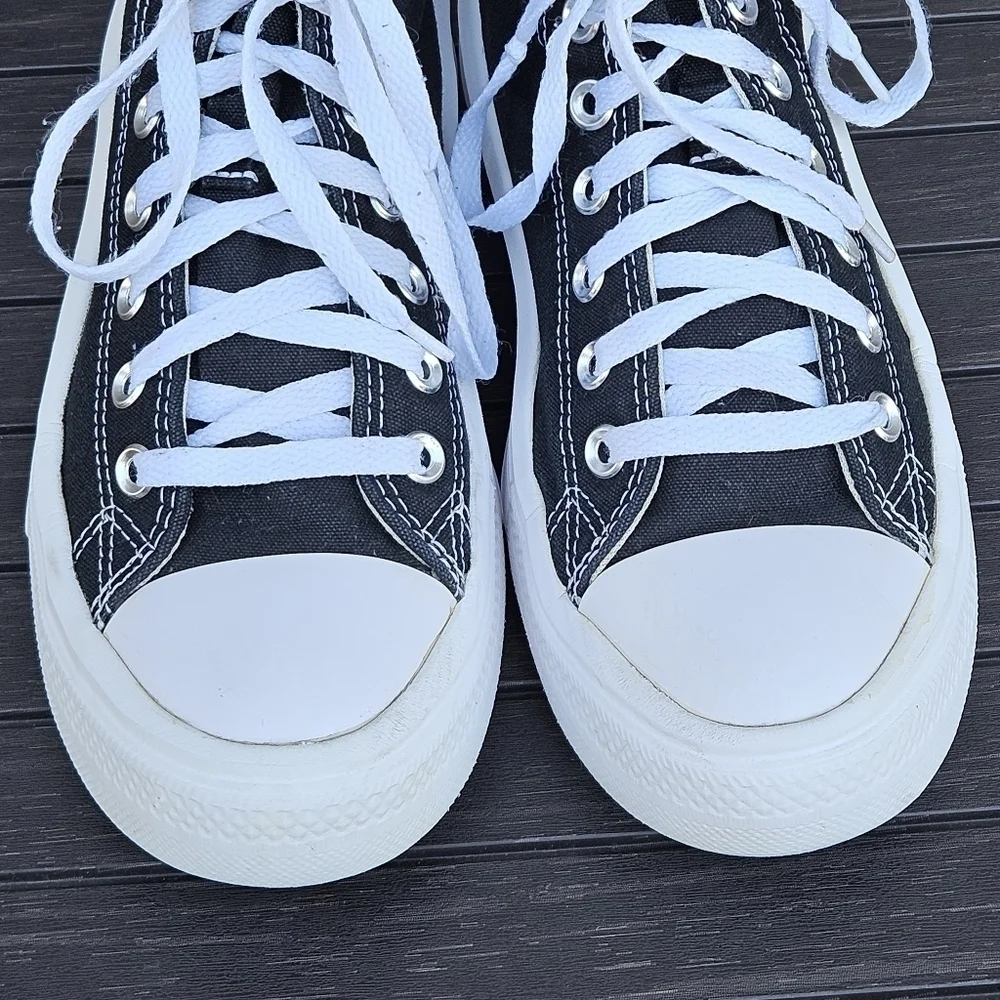 CONVERSE Chuck Taylor All Star Move Hi Black 568497C Chunky Platform Women's 9 - Picture 5 of 16